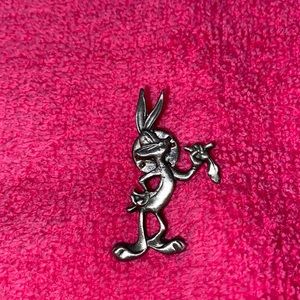 Bugs Bunny silver/possible pewter stick pin